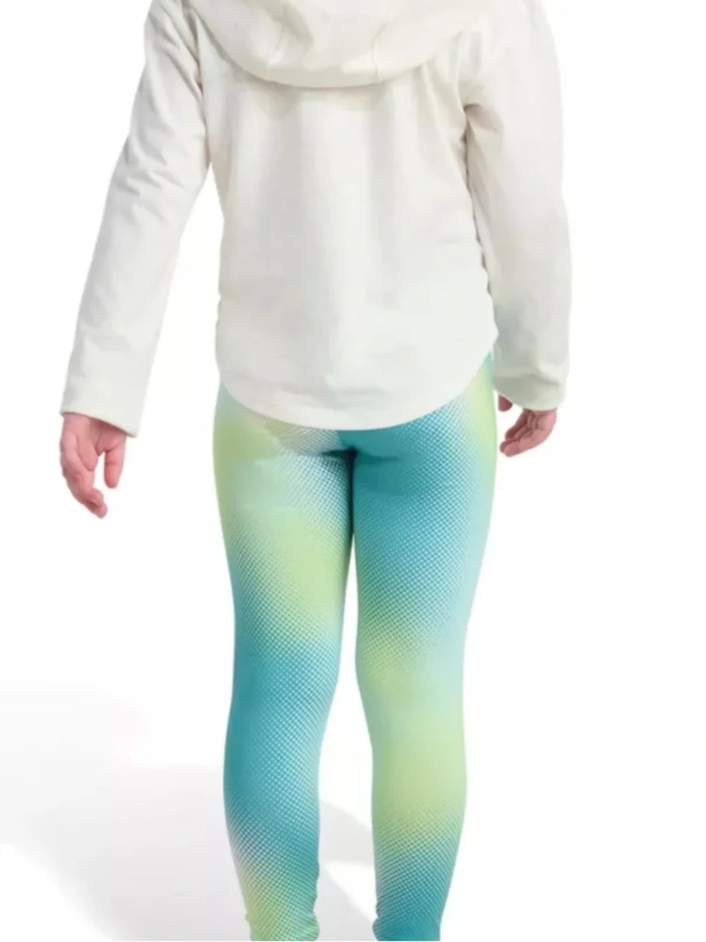 Adidas 2-Piece Hooded Heather Tee & Printed Legging Set Green 5 NWT STITCH FIX